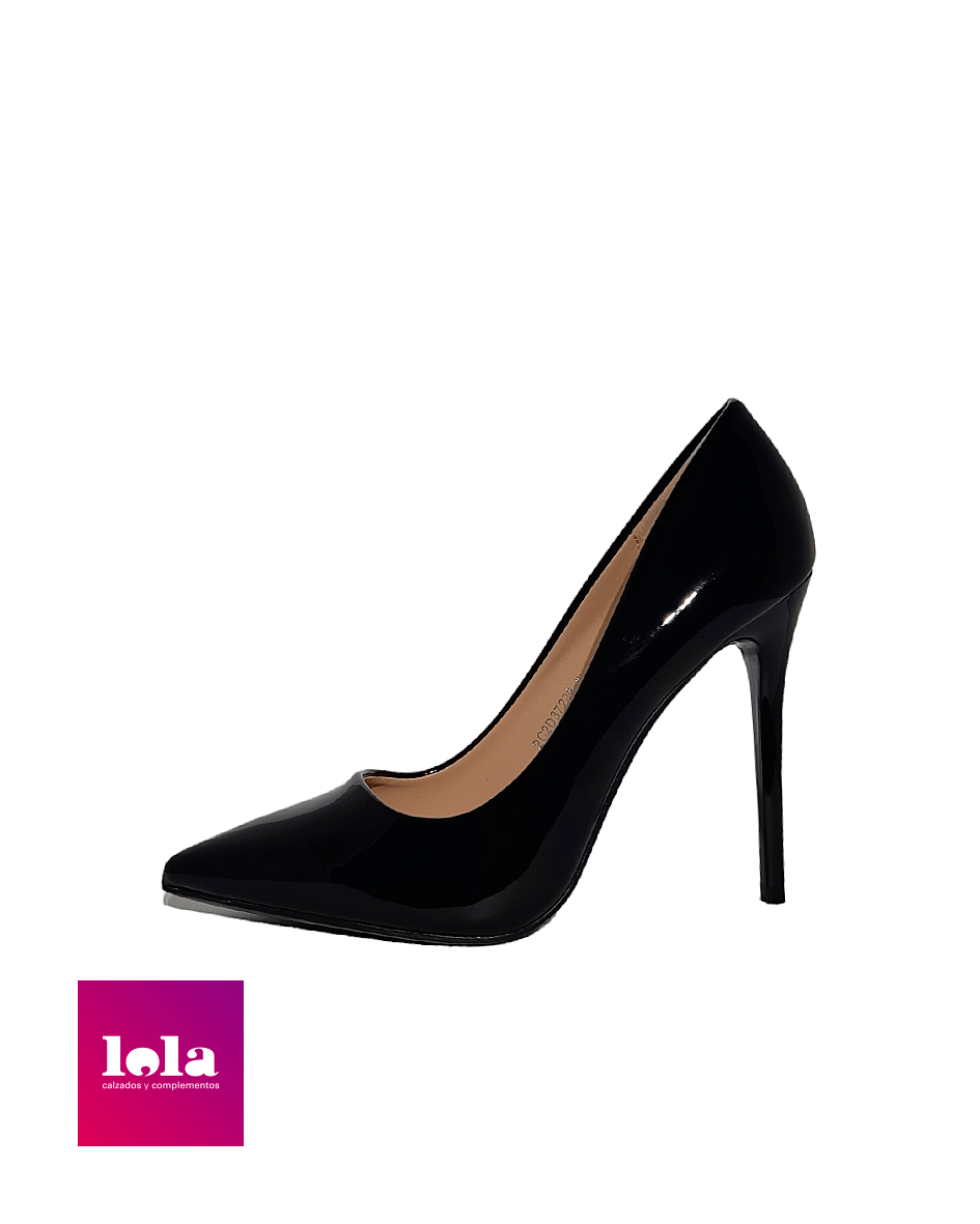 Salón Stiletto Ciadea (Charol Negro) - Imagen 4