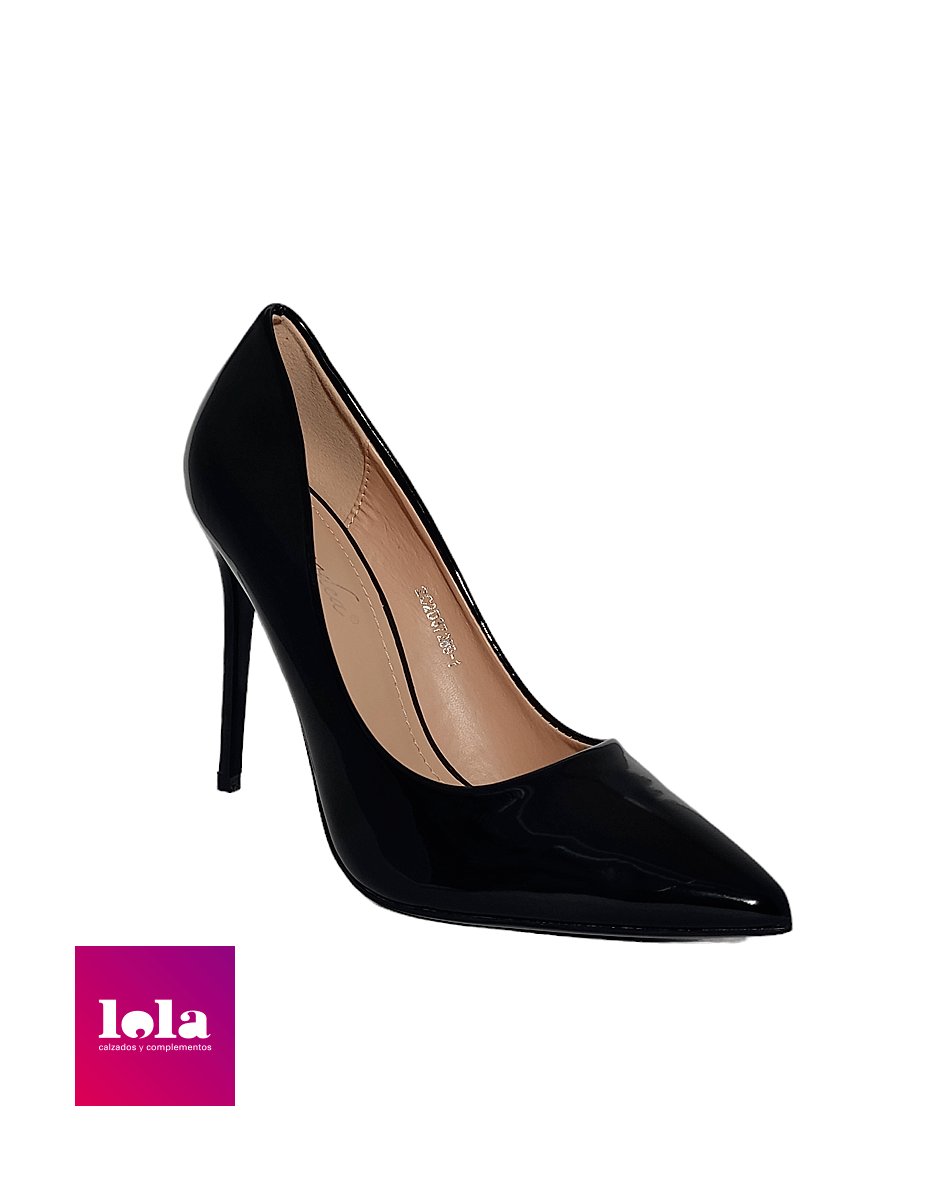 Salón Stiletto Ciadea (Charol Negro) - Imagen 3